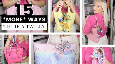 twilly for lv bags|15 WAYS TO TIE A TWILLY ON A HANDBAG .